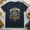 I'd Rather Be On A Cruise t-shirt with a vintage ship graphic and palm trees