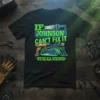 If Johnson Can't Fix It We're All Screwed t-shirt with graphic of saws, drill, and plane
