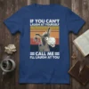 Funny donkey graphic with text "If You Can't Laugh At Yourself Call Me I'll Laugh At You" on a blue
