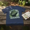 Iguana T-Shirt bold graphic design printed on comfortable cotton t-shirt