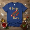 Il Pomo Doro Italian Tomato graphic t-shirt design with "Roma, Italia" text and golden font
