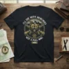 Black t-shirt with "I'll Die With Memories Not A Full Mag 1945" text, featuring a bear, eagle, rifles, and compass