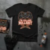 Black t-shirt with "I'm Calling Bullshit" text, devil skull, wings, and crossed swords graphic