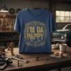I'M DA PAPY bold graphic design printed on comfortable cotton t-shirt