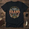 T-shirt with "I'm From A Small Town Called FAAFO" text, featuring crossed revolvers and flames