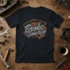 I'm Here Cause You Broke Something mechanic quote t-shirt with gears and wrenches graphic