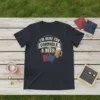 I'M HERE FOR CORNHALE & BEER creative graphic design printed on comfortable cotton t-shirt