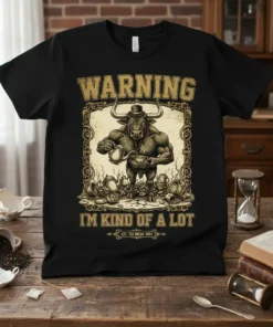 I'm Kind Of A Lot T-Shirt eye-catching graphic design printed on comfortable cotton t-shirt