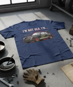 I'm Not Old, I'm Gläscher unique graphic design printed on comfortable cotton t-shirt