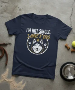 I'm Not Single I text design featuring creative typography on quality t-shirt