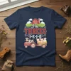 I'm THREE I-E-I-O farm-themed 3rd birthday t-shirt with tractor and barnyard animals design