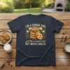 I'm A Cookie Dad just like a normal dad BUT MUCH COOLER text with stack of chocolate chip cookies graphic