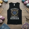 I'M A KNOTTY KNOTTY HOOKER detailed graphic design printed on comfortable cotton t-shirt