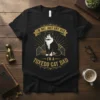 Tuxedo cat dad t-shirt design with text "I'm Not Just Any Dad I'm A Tuxedo Cat Dad" and a graphic