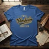 Blue t-shirt with gold and black text "I'M A Whosoever JOHN 3:16" quote, referencing John 3:16 scripture