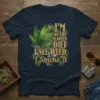 T-shirt with "I'm On The Seaweed Diet I See Weed, I Smoke It" text and marijuana leaf graphic