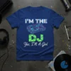 I'M THE DJ Yes, text design featuring eye-catching typography on quality t-shirt
