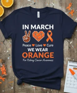 IN MARCHPEACE LOVECUREWE WEAR text design featuring creative typography on quality t-shirt