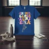 Retro graphic t-shirt with text "In My Dance Aunt Era" and a stylized dancer illustration