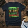 In My Defense I Was Left Unsupervised funny quote t-shirt design with industrial graphics