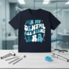 In My Dental Assistant Era t-shirt with retro wavy font, tooth graphic, and dental tools