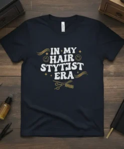 IN MY HAIR STYTTIST ERA creative graphic design printed on comfortable cotton t-shirt