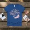 Junior bridesmaid t-shirt with "In My Junior Bridesmaid Era" text and floral accents
