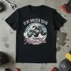 In My Monster Truck Mama Era text with a monster truck graphic on a black t-shirt