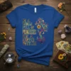 In A World Full Of Princesses Be A Hippie Witch text with a colorful tree of life graphic on a