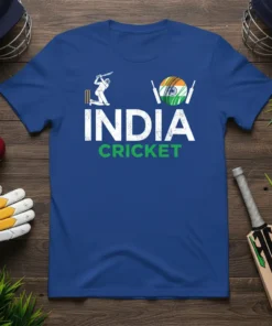 INDIA CRICKET unique graphic design printed on comfortable cotton t-shirt