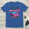 Indiana Dunes National Park Indiana retro graphic tee with skyline and desert dunes