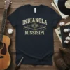 INDIANOLA MISSISIPI EST 1937 eye-catching graphic design printed on comfortable cotton t-shirt