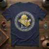 Iraq Map Arabic Calligraphy T-Shirt detailed graphic design printed on comfortable cotton t-shirt