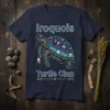 Iroquois Turtle Clan t-shirt design with turtle graphic and tribal patterns