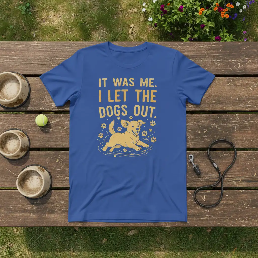 IT WAS ME. I quote printed with creative illustration on comfortable cotton fabric t-shirt design