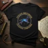 Italian Greyhound Celestial Companion T-Shirt featuring a galaxy-filled dog silhouette surrounded by stars
