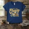 It's All Gravy Thanksgiving quote with a gravy boat and turkey graphic on a navy t-shirt