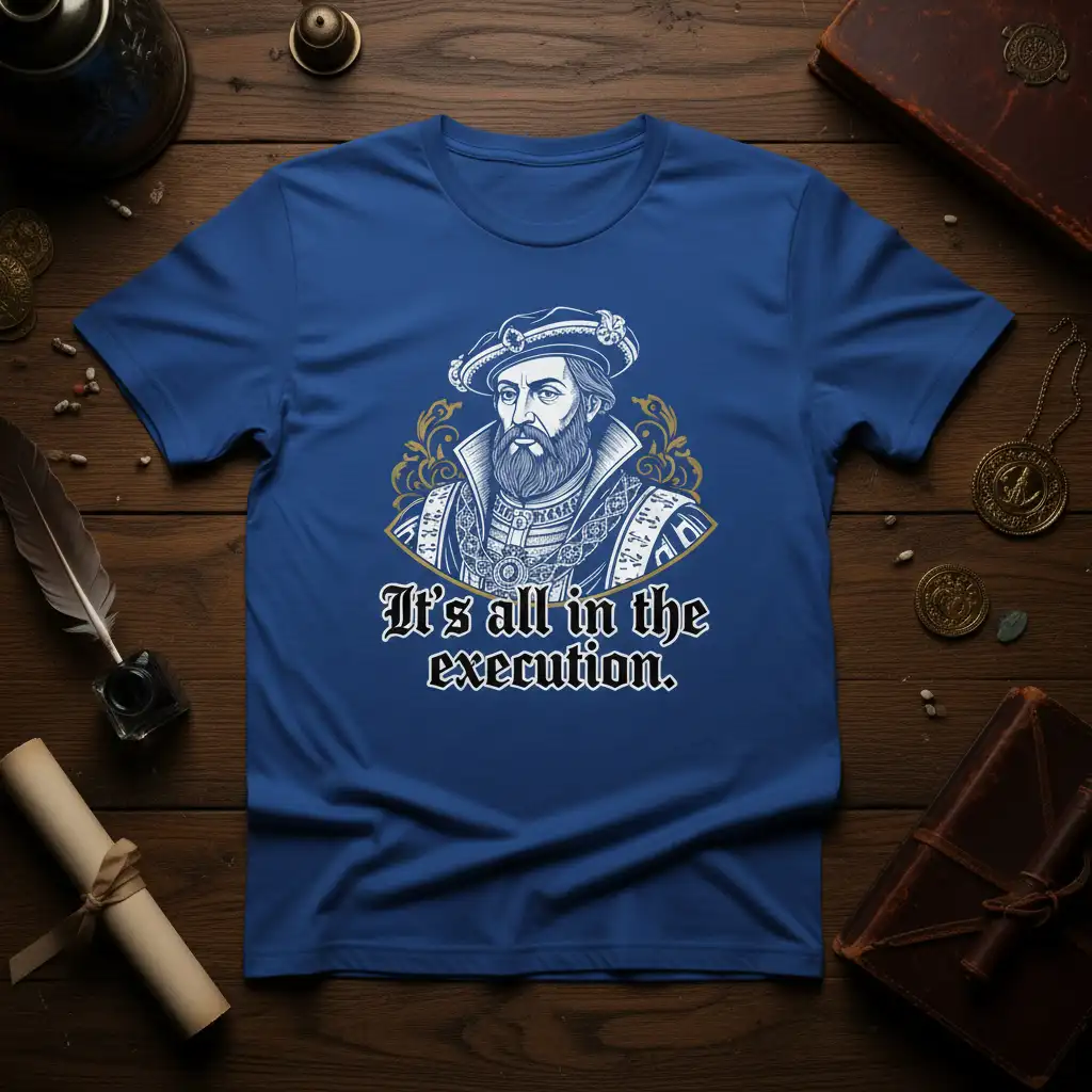 It's all in the execution. detailed print printed on comfortable cotton fabric creating a standout t-shirt