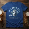 It's Beer Can Not Beer Can't funny quote t-shirt with cartoon beer can graphic