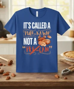 It's Called a Puh-Kawn Not a Pee-Can funny quote t-shirt with pecan graphic