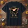 Thanksgiving t-shirt with "IT'S GIVING... THANKS." text and a sassy illustrated turkey graphic