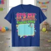 It's My 10th Birthday Sign My Shirt graphic tee with a blank speech bubble for messages and colorful accents