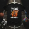 It's My 13th Birthday text with a basketball and hoop graphic, designed for a 13-year-old's celebration