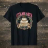 It's My 40th The Birthday Girl t-shirt design featuring a tiered birthday cake with candles, surrounded by flowers and cupcakes