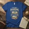 It's Not Hoarding If It's Books quote t-shirt design with an open book and magical elements