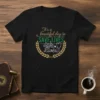 Black t-shirt with "It's a beautiful day to SAVE LIVES Save Lives" text and stethoscope graphic, ideal for nurses and