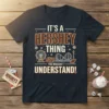 T-shirt with "It's A Hershey Thing You Wouldn't Understand" text and graphics of Hershey Park attractions like a Ferris wheel