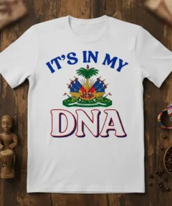 IT'S IN MY DNA detailed graphic design printed on comfortable cotton t-shirt