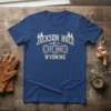 Jackson Hole Est. 1892 Wyoming t-shirt design with vintage typography and mountain graphics