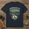 Jackson Hole WY Grand Teton National Park t-shirt with mountain landscape and deer graphic